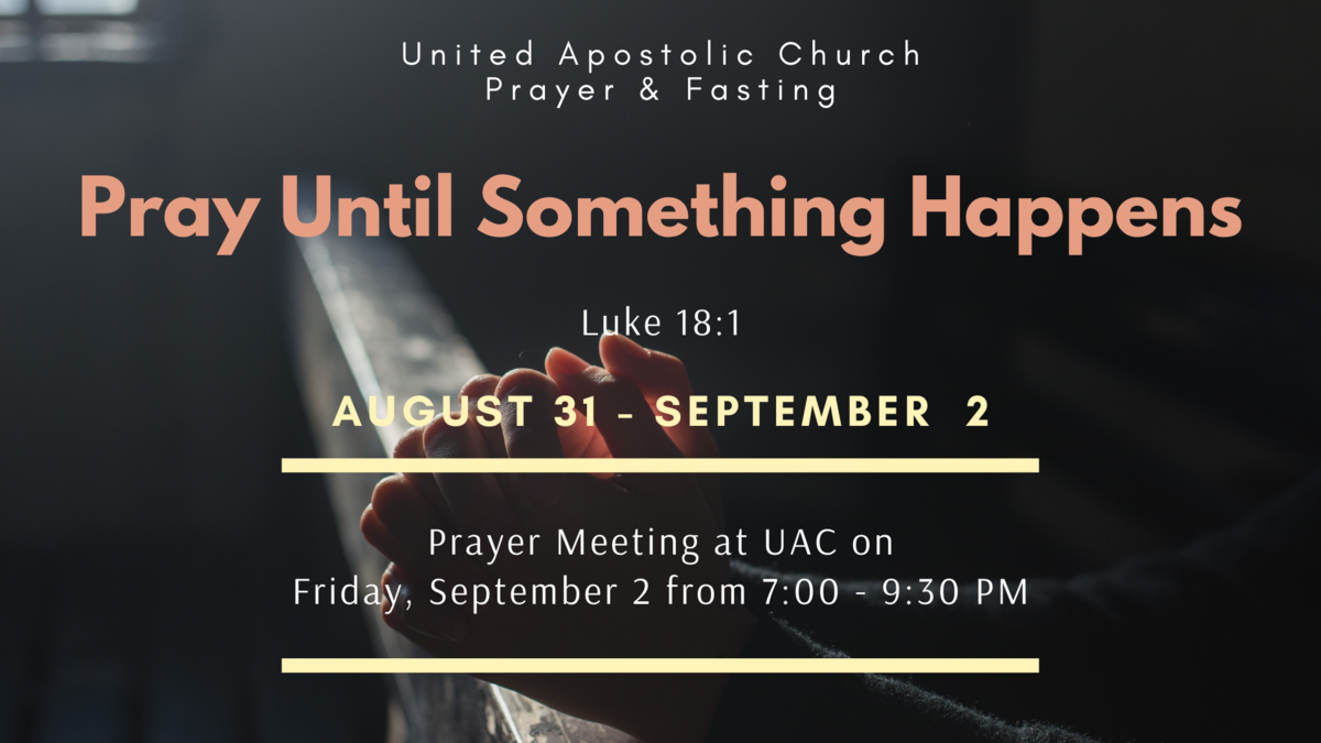 September 2022 ThreeDay Prayer and Fasting Evangelism & Prayer